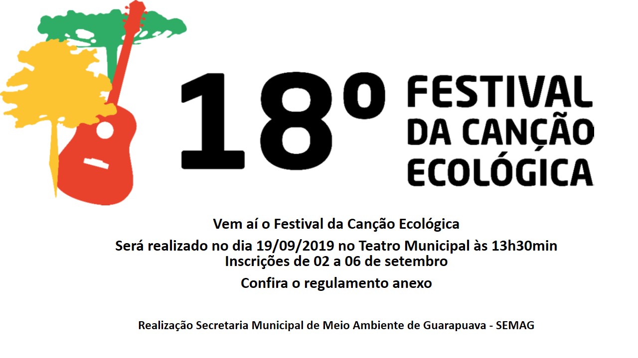 18º Festival da Canção Ecológica