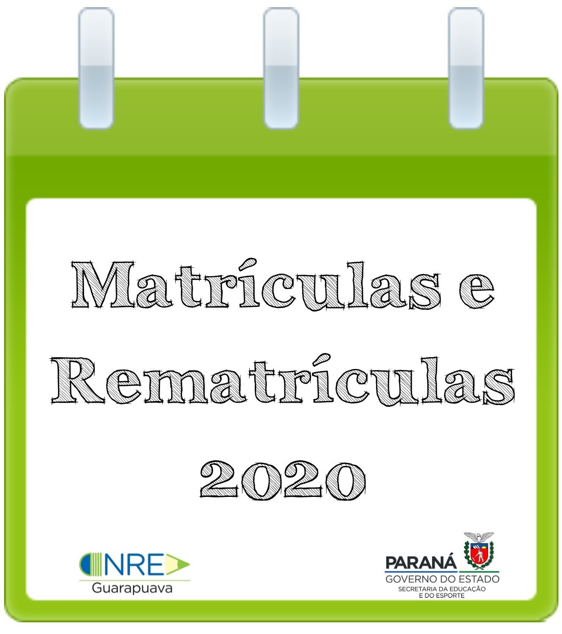 SEED divulga cronograma e procedimentos para as rematrículas e matrículas novas para o ano letivo de 2020.