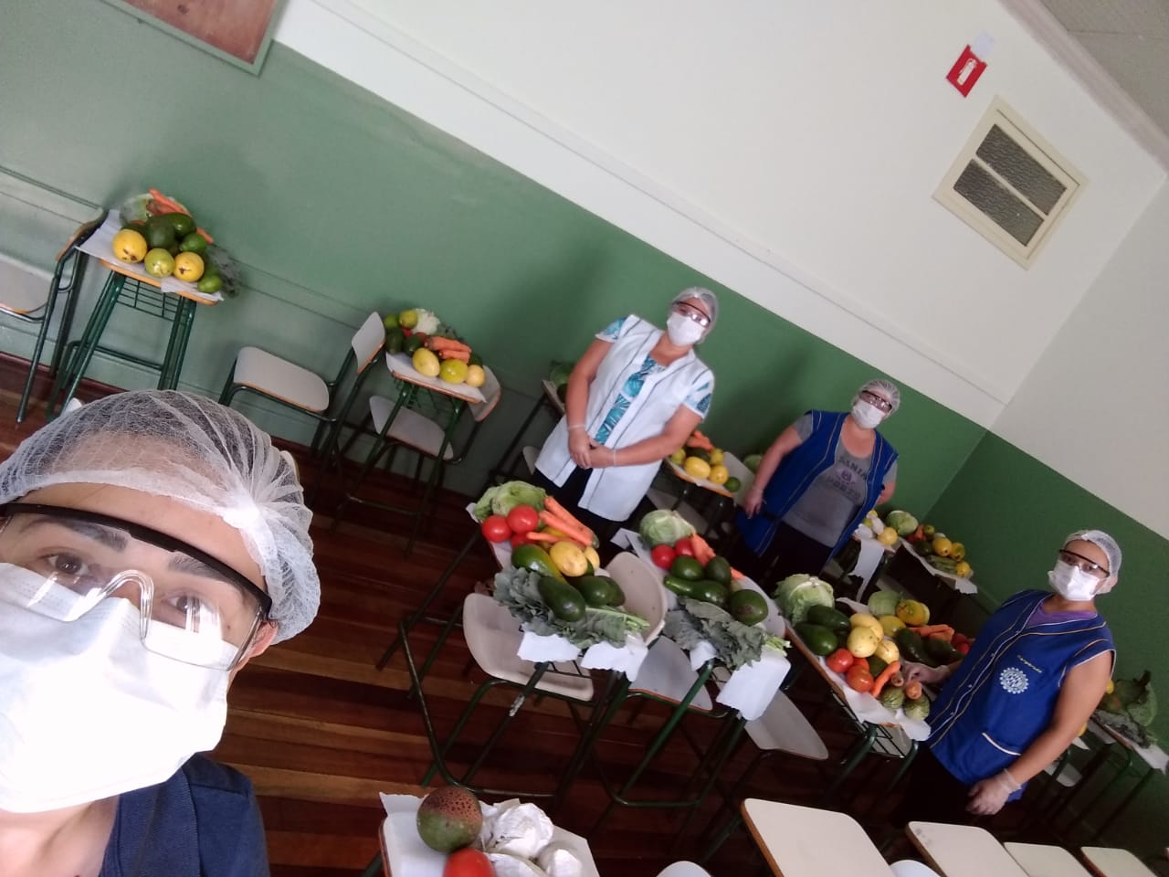 Merenda Escolar será entregue para famílias de alunos.