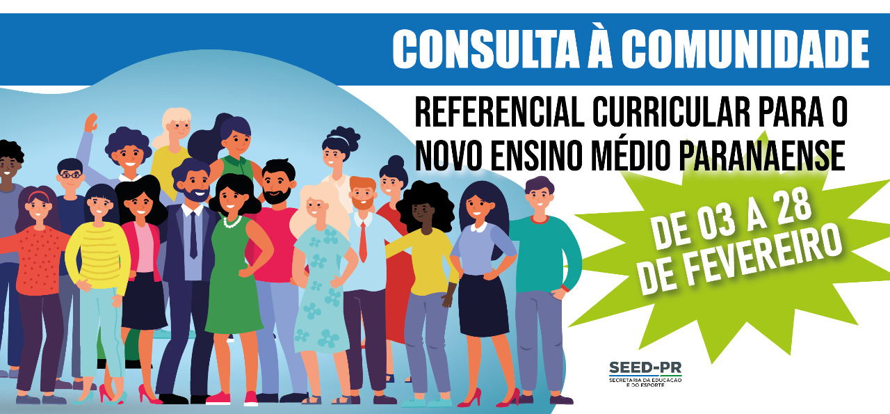 Secretaria abre consulta à comunidade sobre Referencial Curricular do Novo Ensino Médio