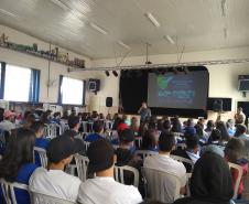 Os alunos participaram do mini curso "Você pode praticar segurança". 