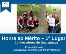 Alunos do Colégio Est. Newton na Usinação: “Guarapuava: História-Cultura-Diversidade”