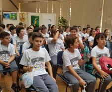 Alunos do Colégio Est. Visconde de Guarapuava na Usinação: “Guarapuava: História-Cultura-Diversidade”