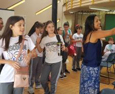 Alunos do Colégio Est. Visconde de Guarapuava na Usinação: “Guarapuava: História-Cultura-Diversidade”