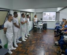 Apresentação dos cursos técnicos do Colégio Est. Ana Vanda Bassara no CEEBJA Guarapuava