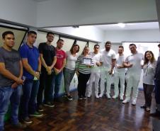 Apresentação dos cursos técnicos do Colégio Est. Ana Vanda Bassara no CEEBJA Guarapuava