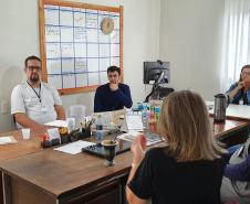 Visita do representante do MEC ao CAS