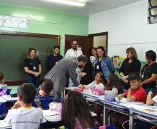 Visita do representante do MEC ao CAS