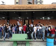 Exposição sobre violência contra a mulher
