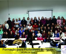CAS Regional Oeste realizada 1ª Etapa da Formação para Professores Bilíngue