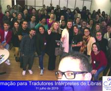 CAS Regional Oeste no 2ª Etapa da Formação para Tradutores Intérpretes de Libras/Português - TILS