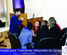 CAS Regional Oeste no 2ª Etapa da Formação para Tradutores Intérpretes de Libras/Português - TILS