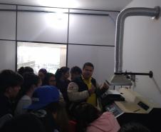 Alunos do curso Técnico em Química em visita a Solum Brasilis.