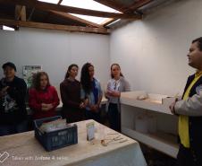Alunos do curso Técnico em Química em visita a Solum Brasilis.