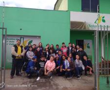 Alunos do curso Técnico em Química em visita a Solum Brasilis.