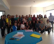 Reunião do Núcleo de Cooperação Pedagógica trata de adequações dos Conselhos Escolares e do Projeto Político Pedagógico à luz do Referencial Curricular do Paraná.