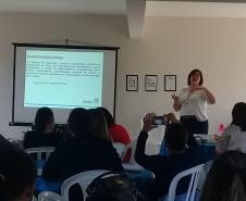 Reunião do Núcleo de Cooperação Pedagógica trata de adequações dos Conselhos Escolares e do Projeto Político Pedagógico à luz do Referencial Curricular do Paraná.
