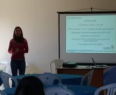 Reunião do Núcleo de Cooperação Pedagógica trata de adequações dos Conselhos Escolares e do Projeto Político Pedagógico à luz do Referencial Curricular do Paraná.