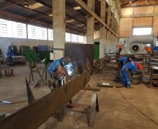 O Curso de Técnico em Eletromecânica do Carneiro Martins realiza visita técnica na empresa DECAMP Mecânica Industrial.