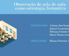 C.E. do Campo de Lagoa Seca participa da live para o compartilhamento da experiência sobre a “Observação em sala de aula como ferramenta formativa”.