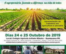 Centro Estadual de Educação Profissional Arlindo Ribeiro divulga a XXIV Feira de Ciências Agropecuárias