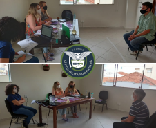 entrevistas dos Policiais militares da reserva remunerada candidatos a Direção-Militar e Monitores dos Colégios Cívico-Militares do NRE Guarapuava.