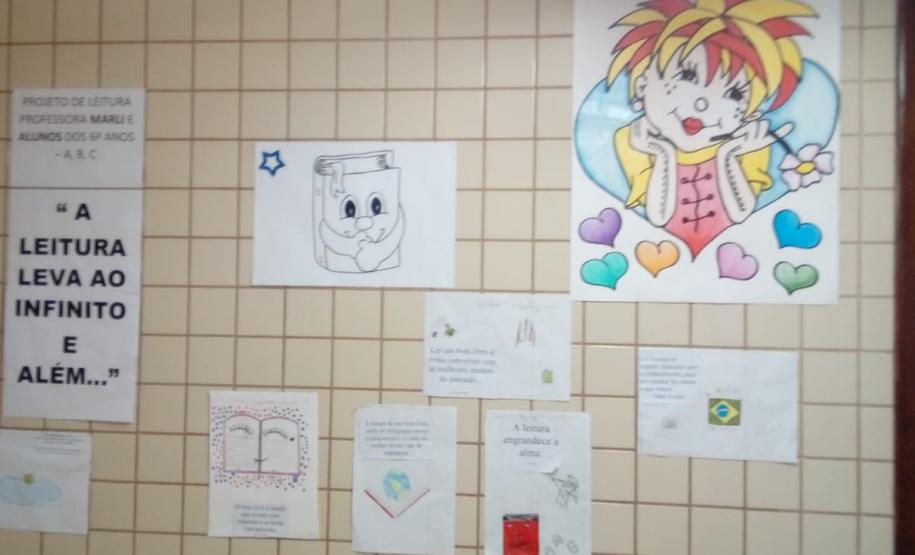 Projeto de leitura "A LEITURA LEVA AO INFINITO E ALÉM mmm.."
