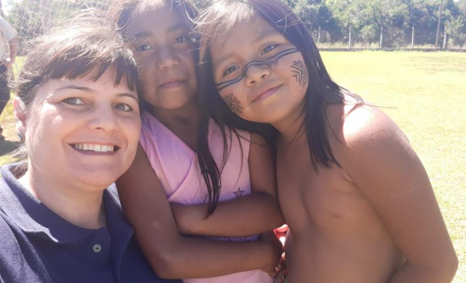 Visita técnica na Comunidade Indígena Rio das Cobras.