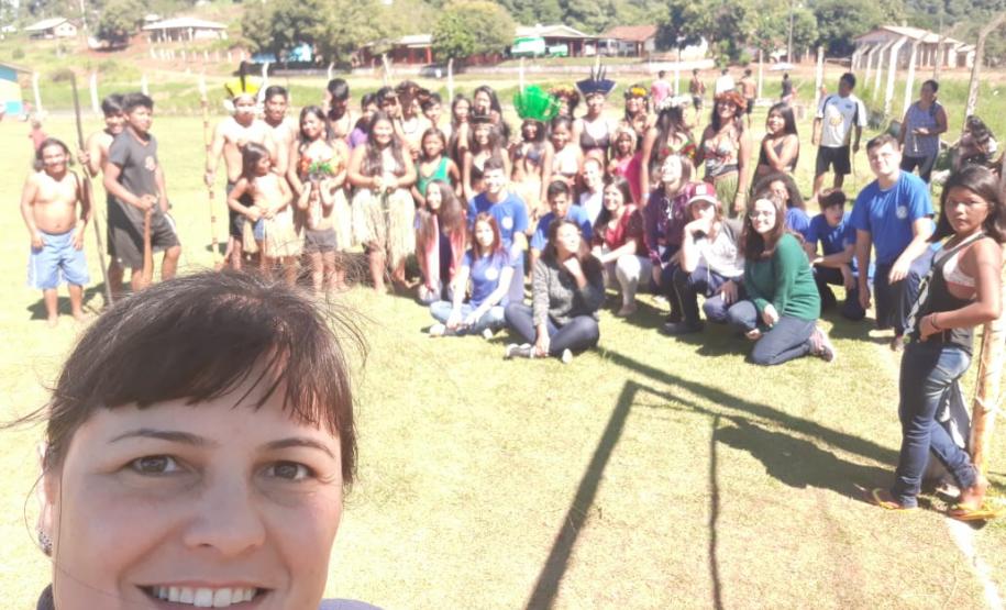 Visita técnica na Comunidade Indígena Rio das Cobras.