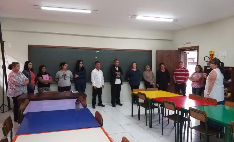 Atividade dos cursistas do Profuncionário