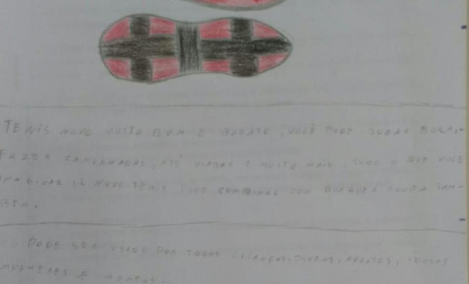 Alunos da Sala de Recursos trabalhando o gênero textual: Propaganda