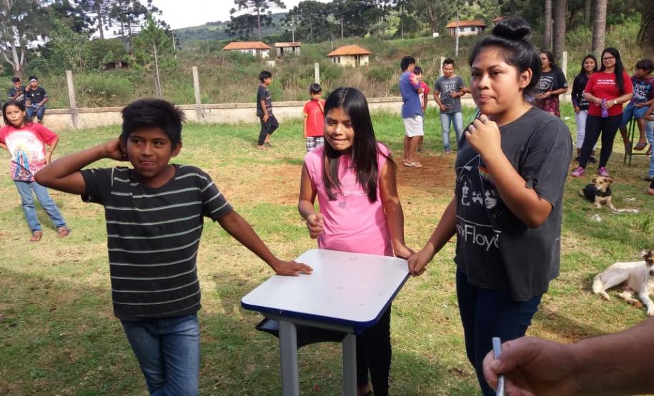 Comemoração ao “Dia Nacional da Matemática”, no Colégio Estadual Indígena Cacique Otávio dos Santos