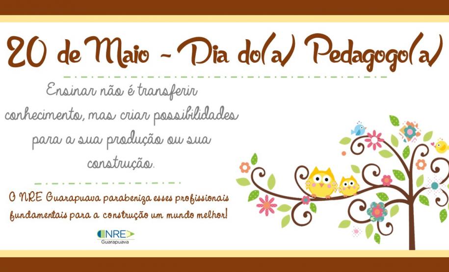 Dia do(a) Pedagogo(a)