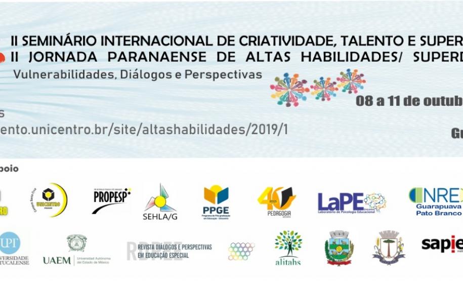 II Seminário Internacional de Criatividade, Talento e Superdotação
II Jornada Paranaense de Altas Habilidades/Superdotação