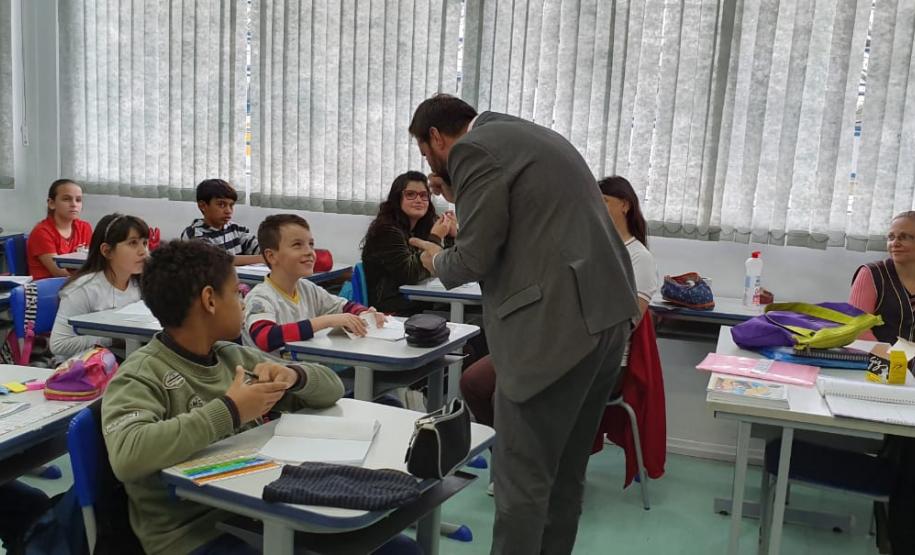 Visita do representante do MEC ao CAS