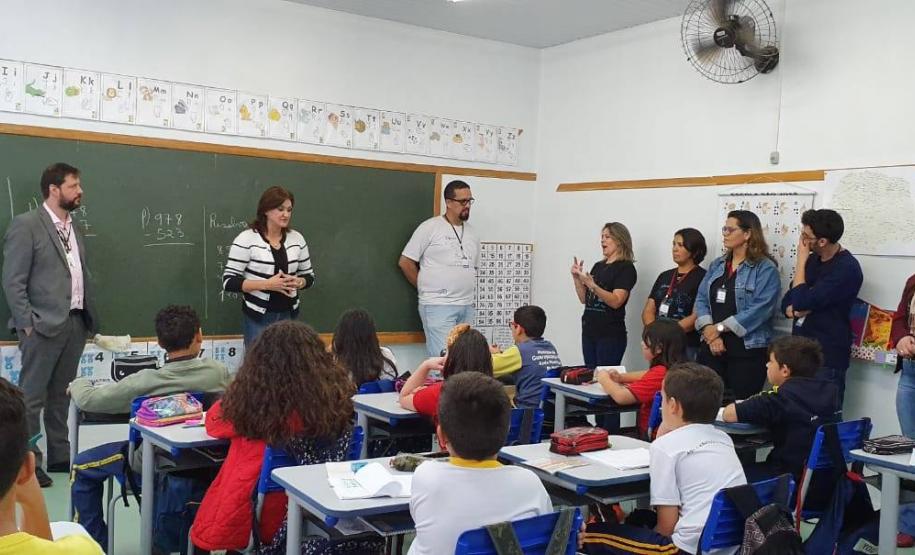 Visita do representante do MEC ao CAS