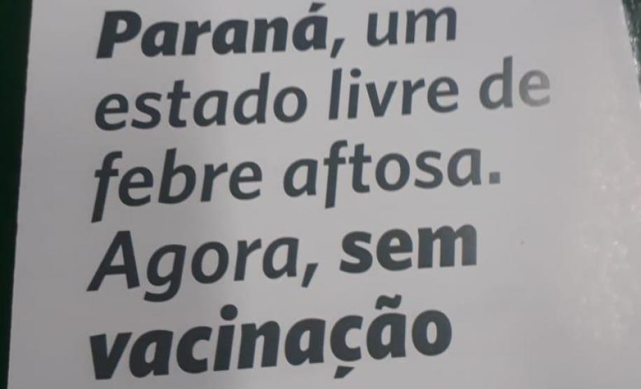 CEEP Arlindo Ribeiro representado no Fórum Regional Paraná livre da Febre Aftosa sem vacinação”