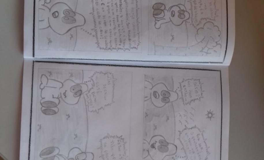 Produção de histórias em quadrinhos sobre doenças causadas por protozoários.