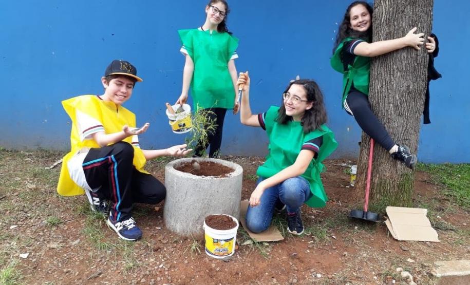 Projeto de Paisagismo e Jardinagem no Ambiente Escolar do Colégio Estadual Professor Amarílio.