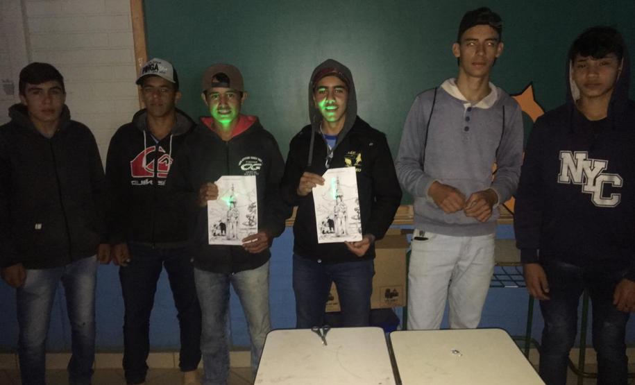 Oficinas de Aprendizagem Criativa no Colégio Estadual do Campo Cornélio Pires Ribeiro.