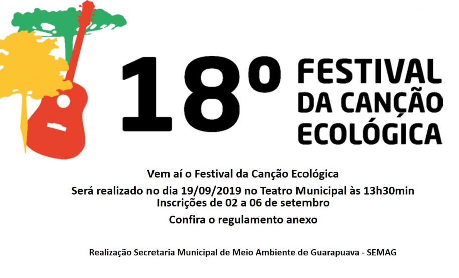 18º Festival da Canção Ecológica