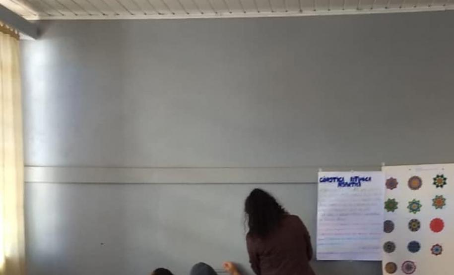 Aula prática de Física, no Colégio Estadual do Campo Prof. Luiz Andrade.