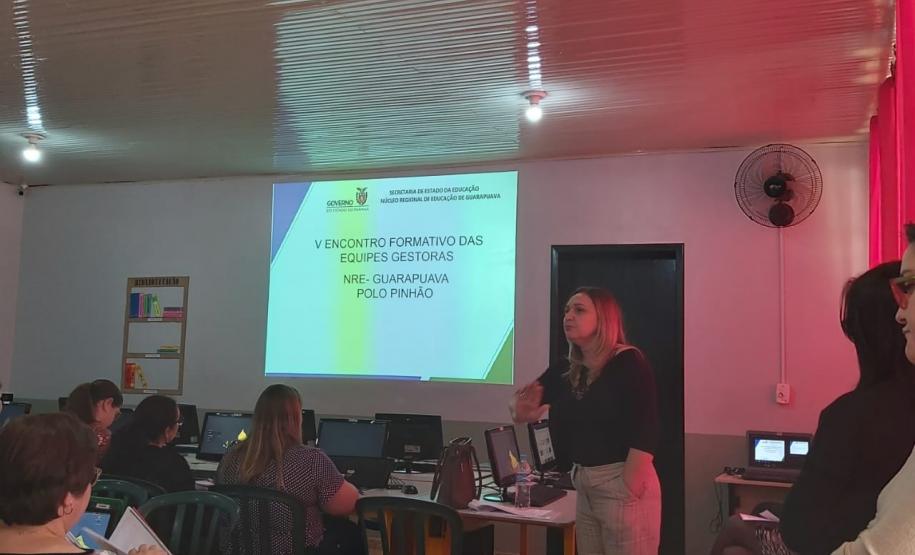 Encontro Formativo das Equipes Gestoras das Escolas Estaduais – Polo Pinhão