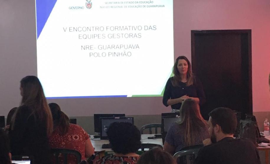 Encontro Formativo das Equipes Gestoras das Escolas Estaduais – Polo Pinhão