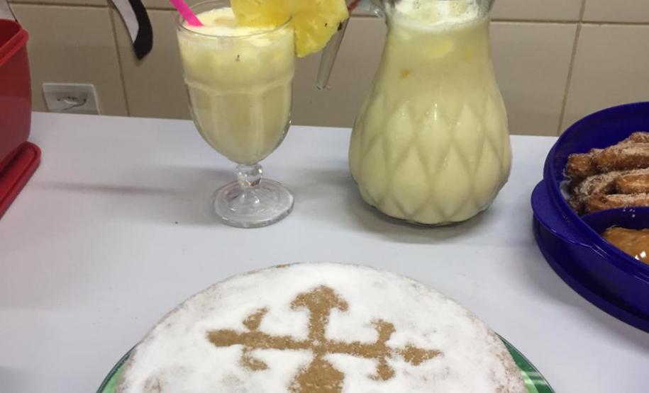 Atividade gastronômica no Colégio Estadual de Segredo