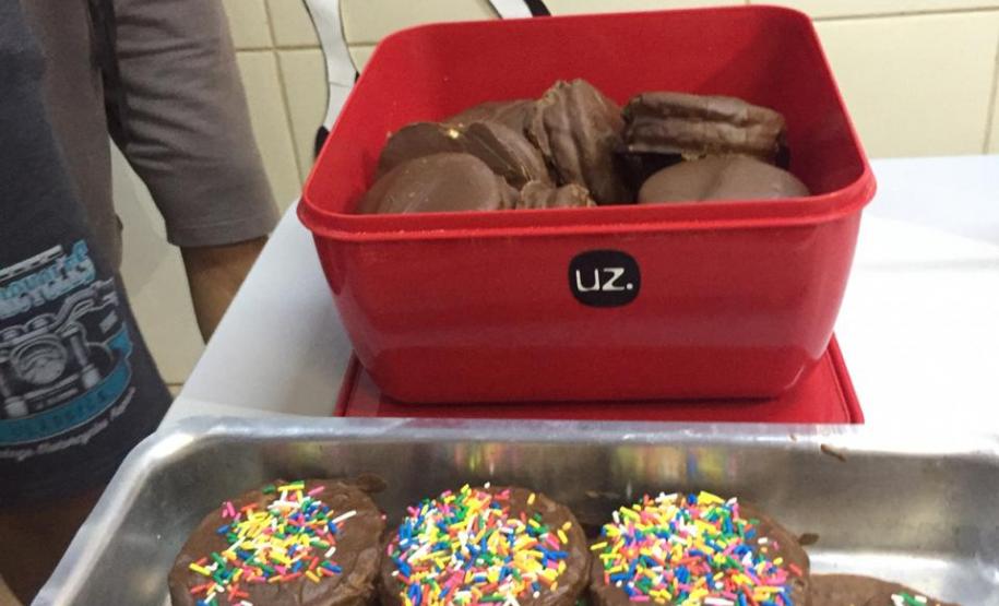 Atividade gastronômica no Colégio Estadual de Segredo