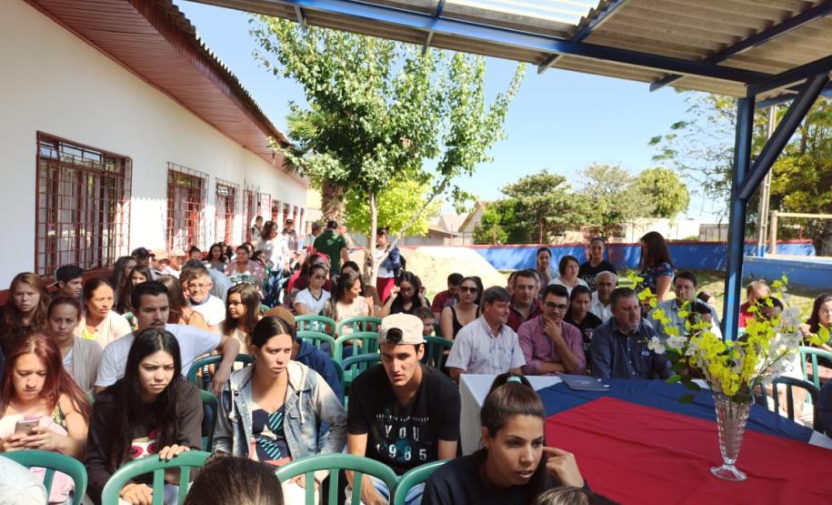 Lançamento das Obras de ampliação no CEEBJA Pinhão