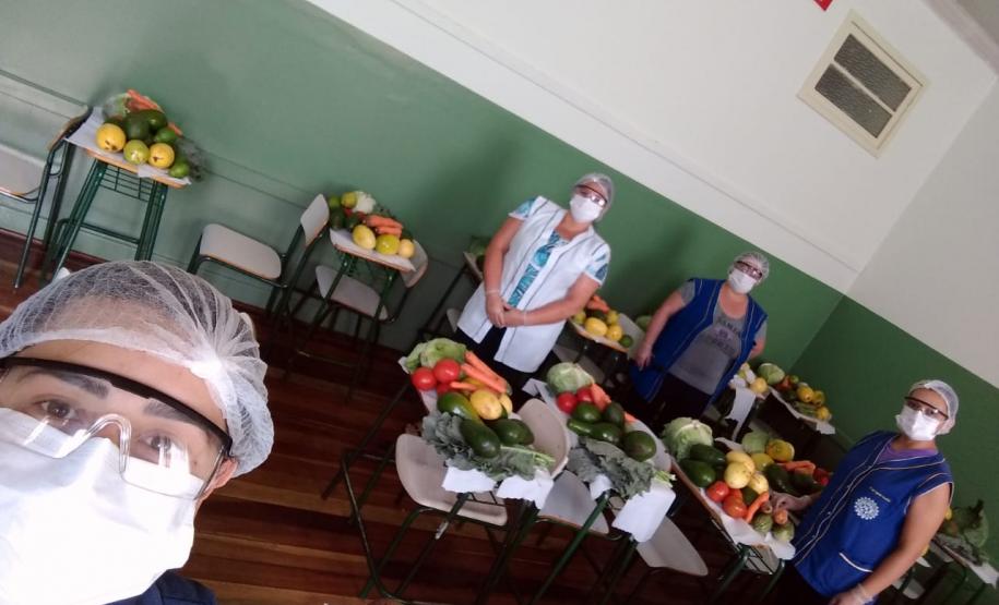 Merenda Escolar será entregue para famílias de alunos.