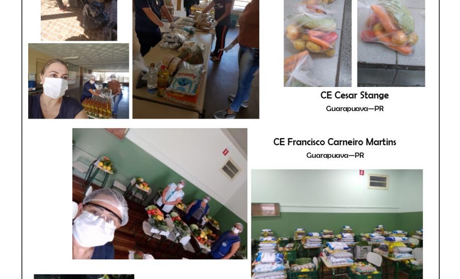 Instituições de Ensino Estaduais distribuem kits de alimentos