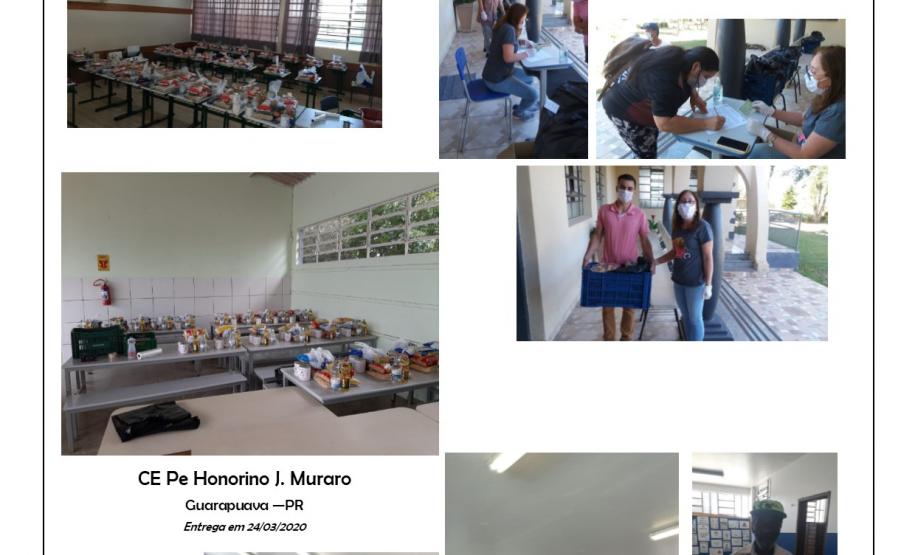 Mobilização para entrega dos kits de merenda escolar não para!